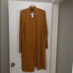 Full length cardigan sweater